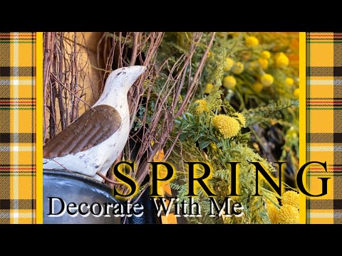 I Show You How to Create a Spring Wall Vignette - Home Decorating 2021