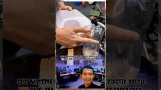 Tuang Bensin dengan Mudah Menggunakan Botol Plastik | Tidak Perlu Corong! #short #shorts #shortvideo