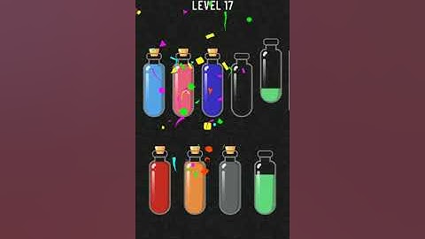 Soda Sort Puzzle Color Water Game Level 16 17 18 19 20 WalkThrough Solution Gameplay