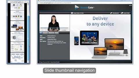 StreamGate Webcast demo