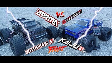 Arrma Notorious 6s V5 vs Redcat Kaiju 6s WOW Kaiju!!