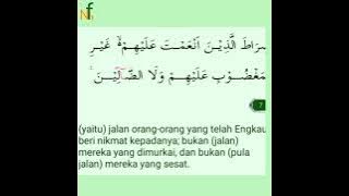 Belajar Ngaji || QS. Al-Fatihah 1-7 || Metode Tartila