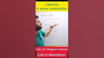 Capacitor in series combination || class 12 physics chapter 2 || #viral #neet #shortvideo #shorts