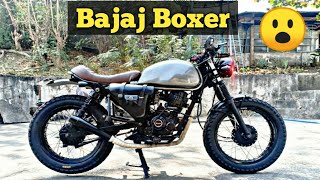 Modified Bajaj Boxer 150 Into Caferacer By Kamay Na Bakal Customs Works  |मॉडिफाइड बजाज बॉक्सर 150Cc - Youtube