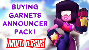 Garnet Announcer Pack (Worth It?) |Multiversus Open Beta Gameplay