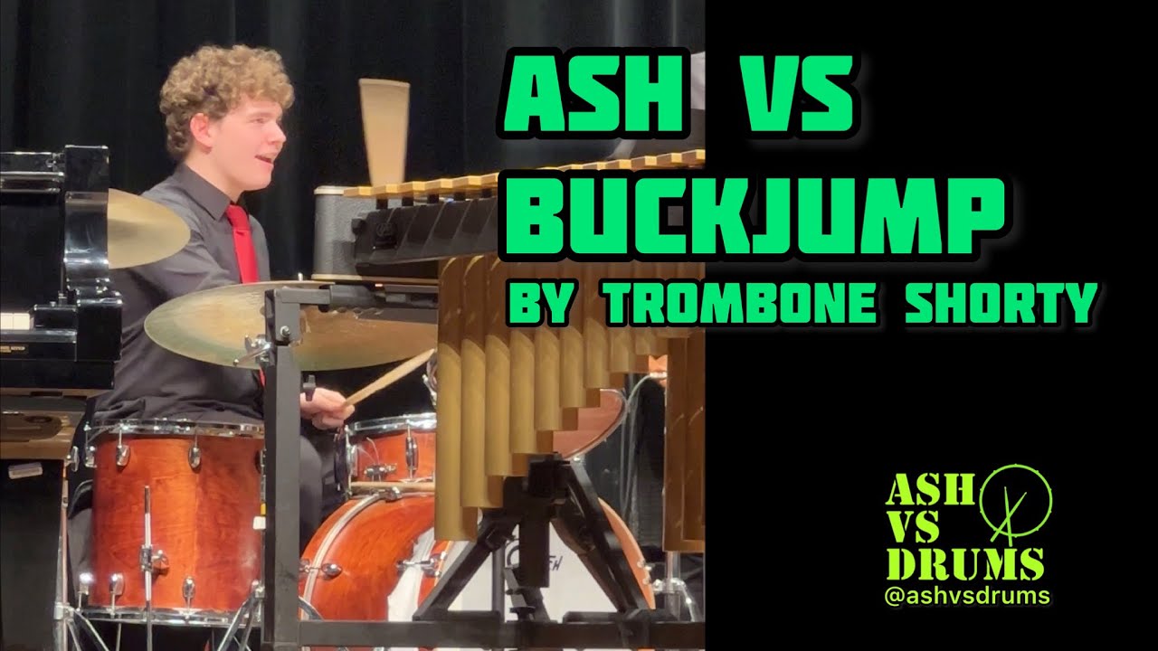 Buckjump Trombone Shorty Ash vs Drums and UDHS Jazz Band YouTube