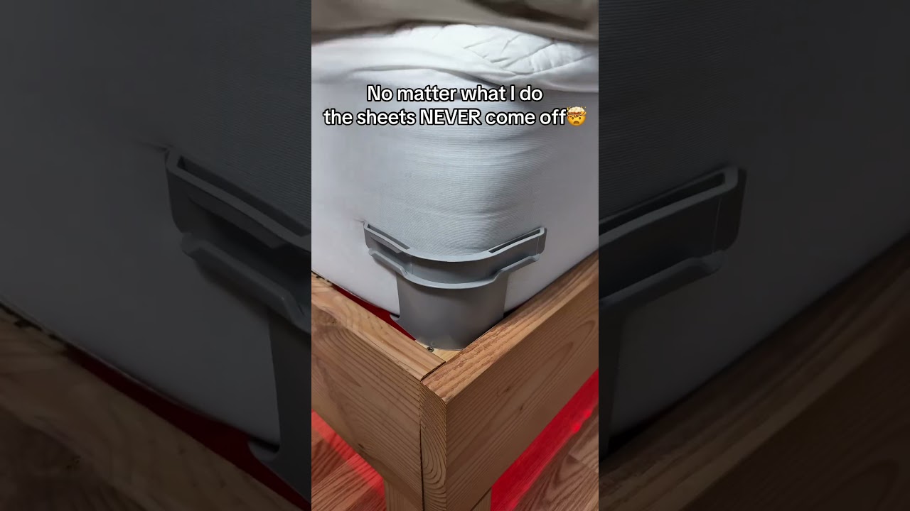 These sheet locks keep my sheets in place no matter what!