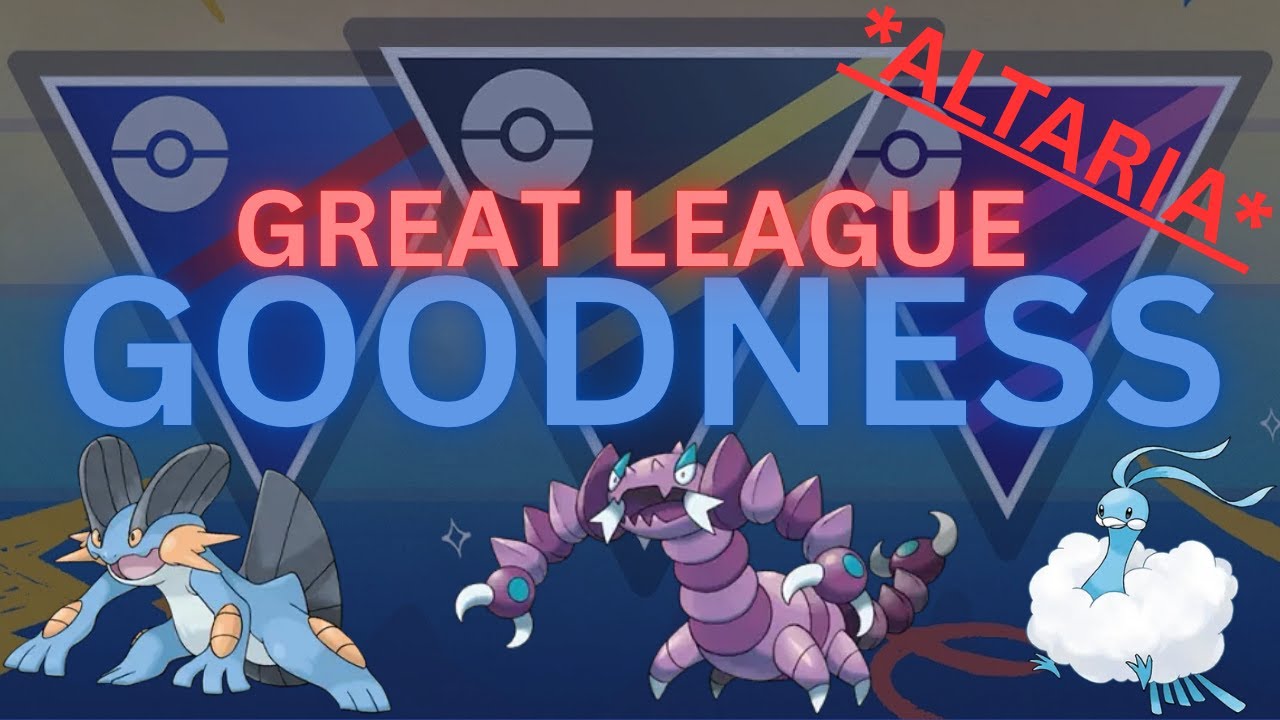 Great League SHADOW Swampert Drapion Altaria team is GOODNESS in PokemonGo!