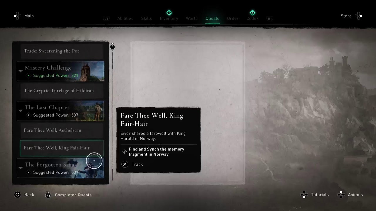 Assassin Creed Valhalla Fare Thee Well, Young Eagle