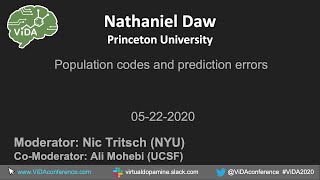 Nathaniel Daw - Population codes and prediction errors - ViDA 2020