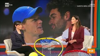 La strana coppia Sinner - Berrettini - Unomattina 03/12/2024