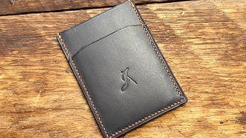 Making Vertical Minimalist Wallet | PDF Pattern