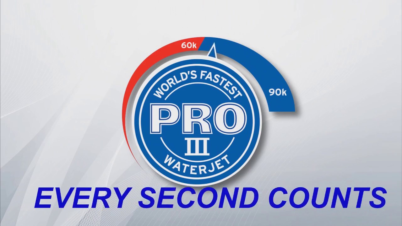KMT Waterjet PRO III - Every Second Counts