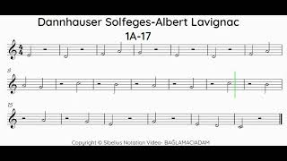 Lavignac 1A-17 SOLFEJ