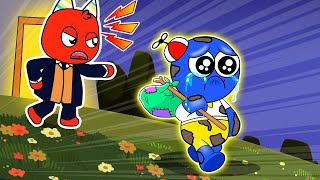 Download Lagu RAINBOW FRIENDS 2 | When baby Blue went to work as a maid, work as a maid | Rainbow Friends 2 MP3