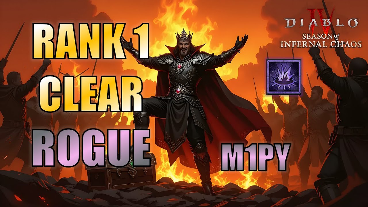 #1 ROGUE - RETURN OF THE KING - Tier 113 Death Trap - Diablo 4 Season 10 Infernal Chaos