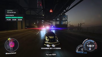 One of my best cop chases in NFS Unbound