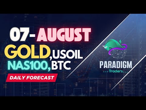 Video preview for GOLD Price Prediction TODAY | 7 August 2025 | #GOLD, #USOIL, #BTCUSDT, #NASDAQ. Forex Market Updates.