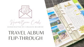 Travel Album Flip-Through | Scrapbook Traveler’s Notebook | Maine
