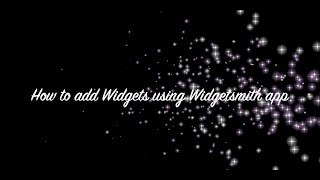 How to Add Widgets using Widgetsmith app (Step 3)