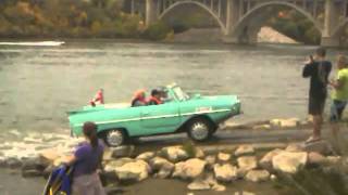 Car Driving in River