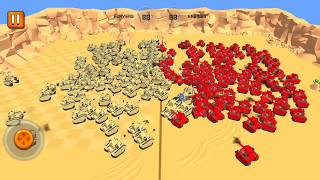 100 JUSTICE VS 100 BULLDOZER HEROES Stickman Battle Simulator 3D Part 5 / Android Gameplay HD screenshot 5