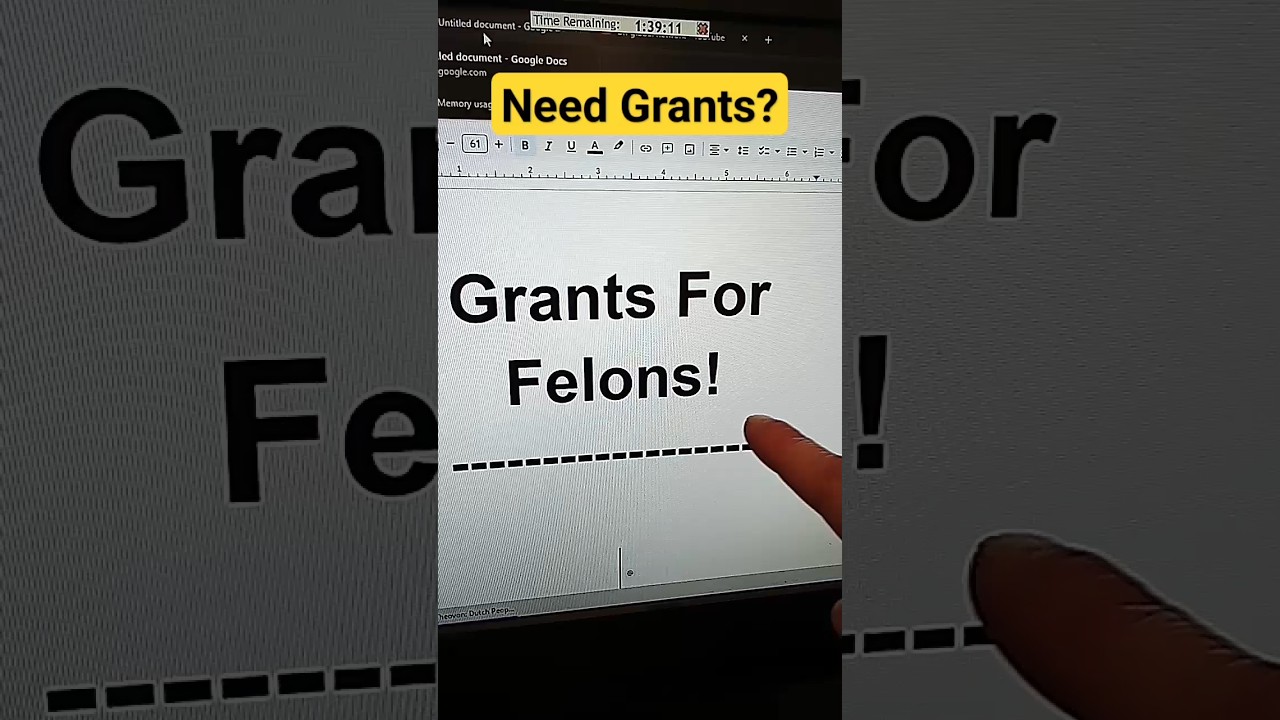 Grants For Felons YouTube
