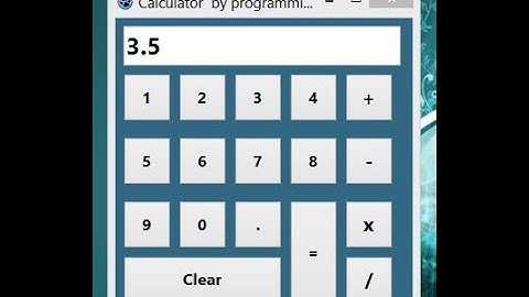 Lazarus IDE :  A Calculator