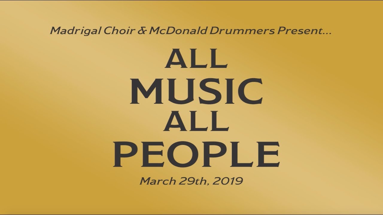 McDonald Elementary | All Music, All People | March 29th, 2019