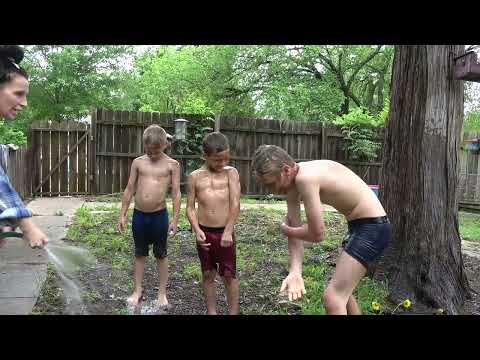 * Three Boys, One Mud Hole, and a Garden Hose