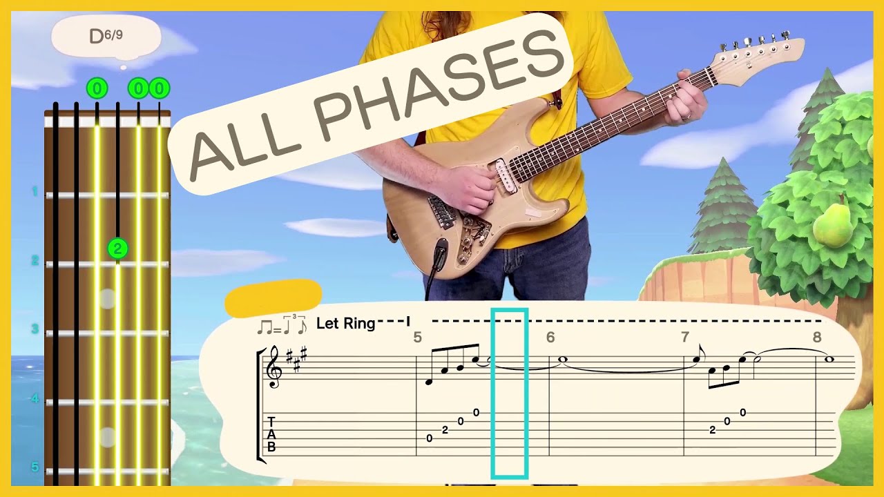 Prologue (All Phases) Animal Crossing New Horizons [Guitar Cover
