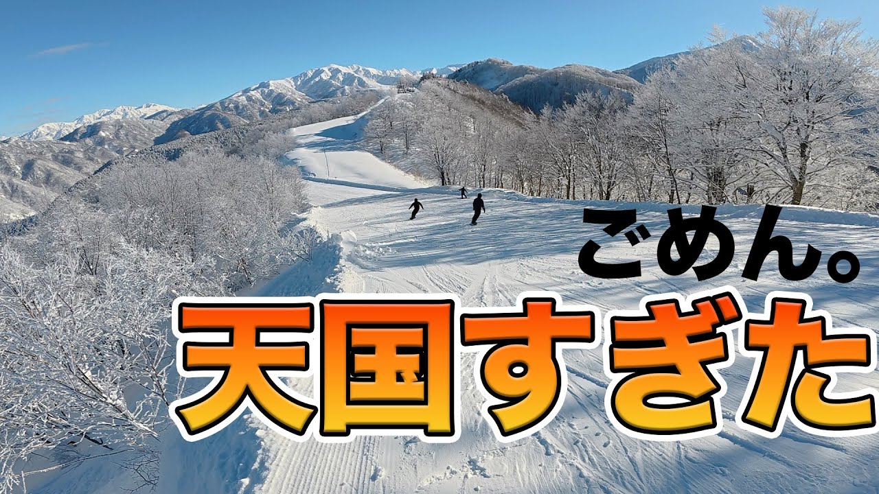 Powder x clear skies = the perfect day! The winter scenery