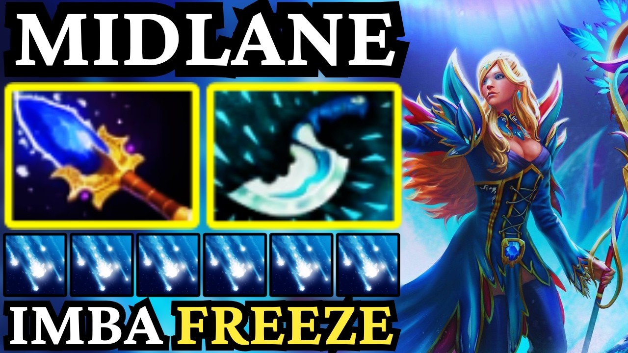 🔥 CRYSTAL MAIDEN Mid Turns Spells Into Fast Pickoffs — Crystal Nova & Freezing Field 🔥 Dota 2