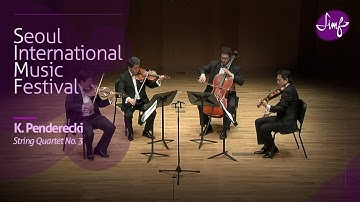 Shanghai Quartet | Krzysztof Penderecki : String Quartet No. 3 l 2013 SIMF