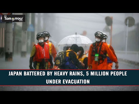Japan battered by heavy rains, 5 million people under evacuation