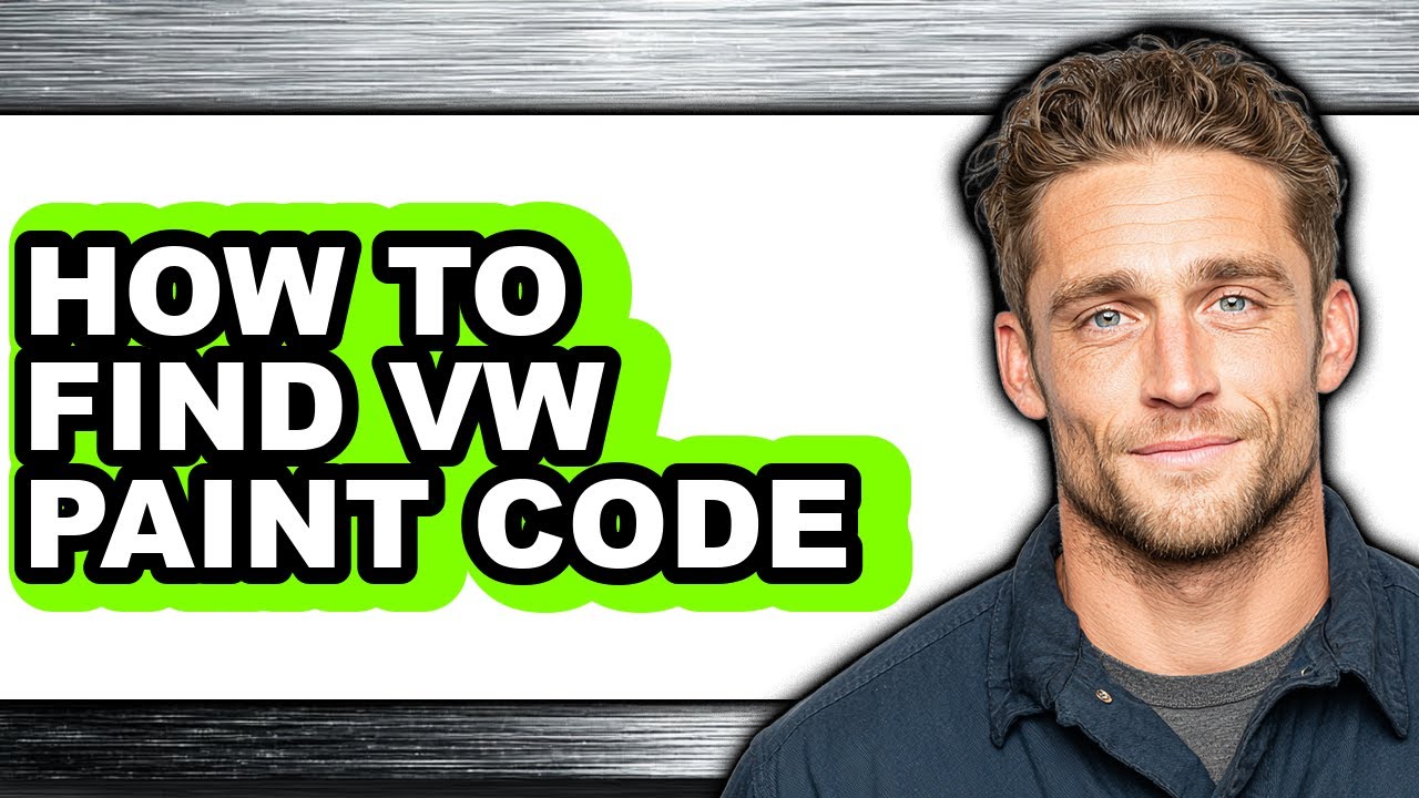How to Find Vw Paint Code (full Guide)