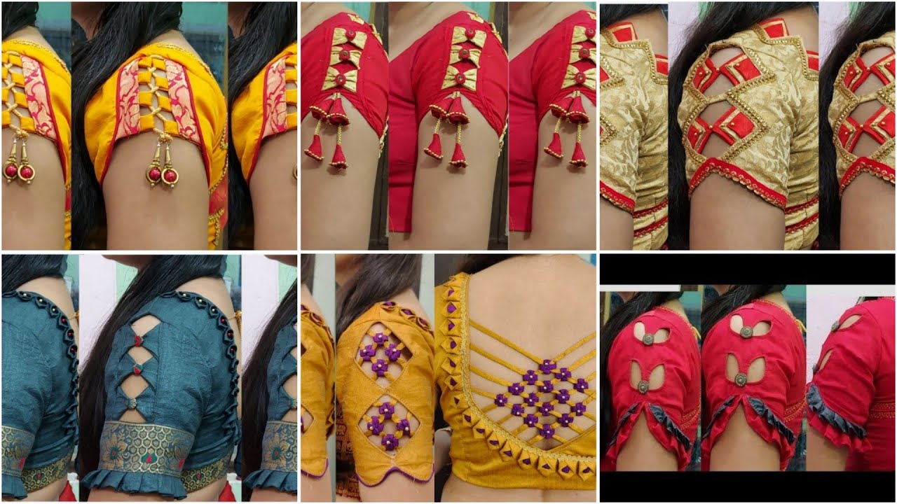 beautiful blouse sleeve designs/latest sleeve design/Astin design/baju
