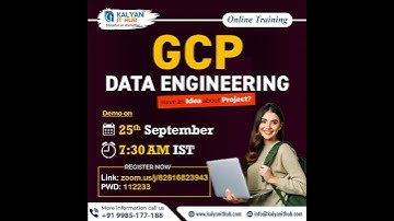 GCP Data Engineering - New Batch | Kalyan IT Hub