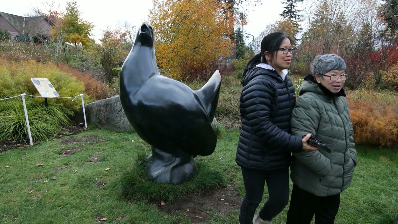 Bellevue Botanical garden với Nhi