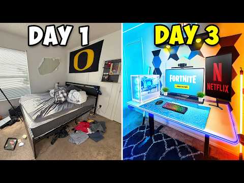 Transforming My Friends Room Into His DREAM Gaming Room!
