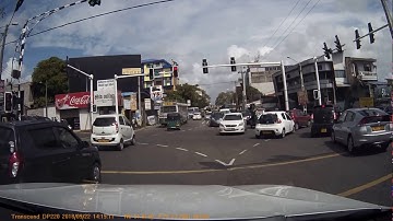 Idiots doing illegal turns and blocking the intersection