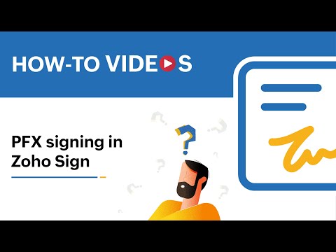 Digitally sign documents