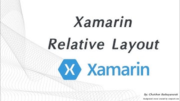 Xamarin.Form Relative Layout