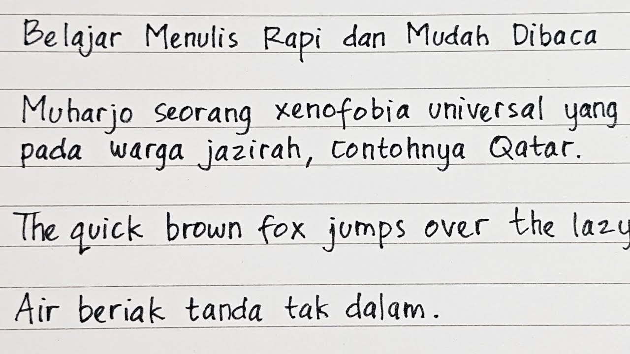 Cara Mengajari Anak Menulis Dengan Rapi Cara Mengajarku