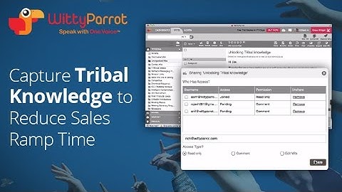 Capture Tribal Knowledge to Reduce Sales Ramp Time