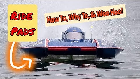 RC Scale Model Hydroplane Build | Sponson Ride Pads & Recovery Pads Taking Shape