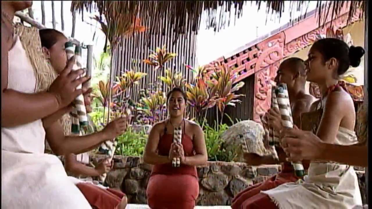 Tititorea Maori stick game Polynesian Cultural Center (HD) YouTube