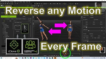 How to Reverse any Motion in iClone 8 - Tutorial #iclone #charactercreator4 #cc4 #reverse #animation