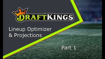 TUTORIAL: Draftkings NFL Lineup Optimizer and Projection for Google Sheets! Part 1