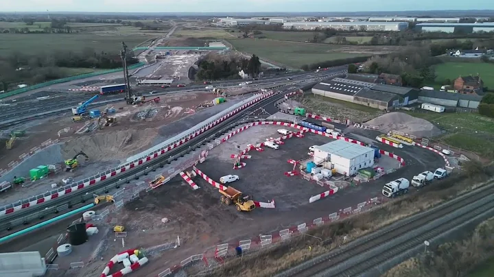 HS2 Construction Site Lichfield (A38)